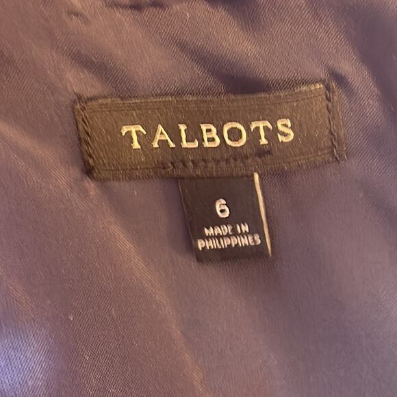 Talbots Vibrant Floral Print Dress Cowl Collar Tie Belt Sleeveless Size 6 Pink - Picture 6 of 7